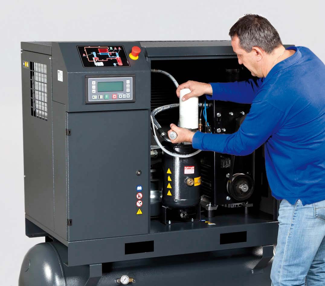 Mantenimiento de compresores de aire comprimido Monzón y Gavín